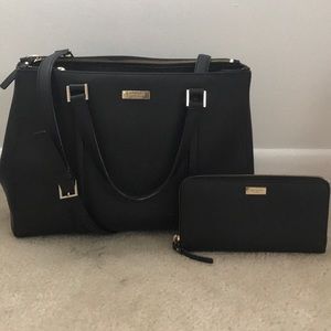 KATE SPADE Black Handbag and Wallet